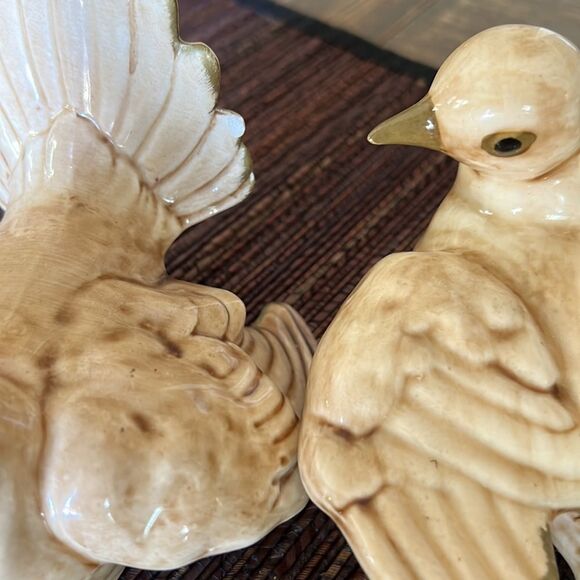 Ceramic Vintage turtle doves made in Japan - Picture 4 of 7